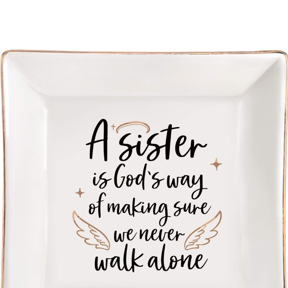 Inspirational Quote Ceramic Tray